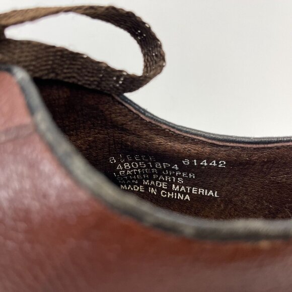 Stuart McGuire Polished Pebbled Dress Shoes Leather Brown Mens Size 8.5 EEEE main image 5